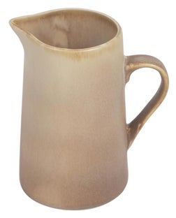 Dzbanek ceramiczny brązowy 18 cm – obraz-1