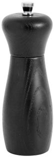 Młynek do pieprzu drewniany czarny Ø6x16 cm – obraz-1