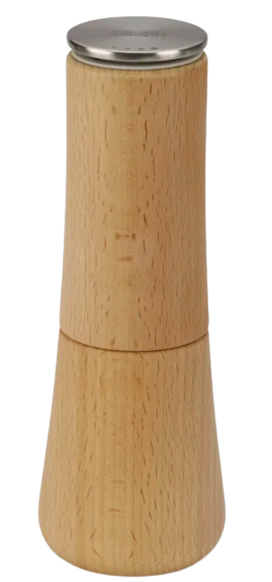 Młynek do soli Ø7x19 cm drewniany  – obraz-1