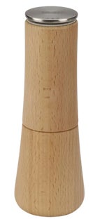 Młynek do soli Ø7x19 cm drewniany – obraz-1