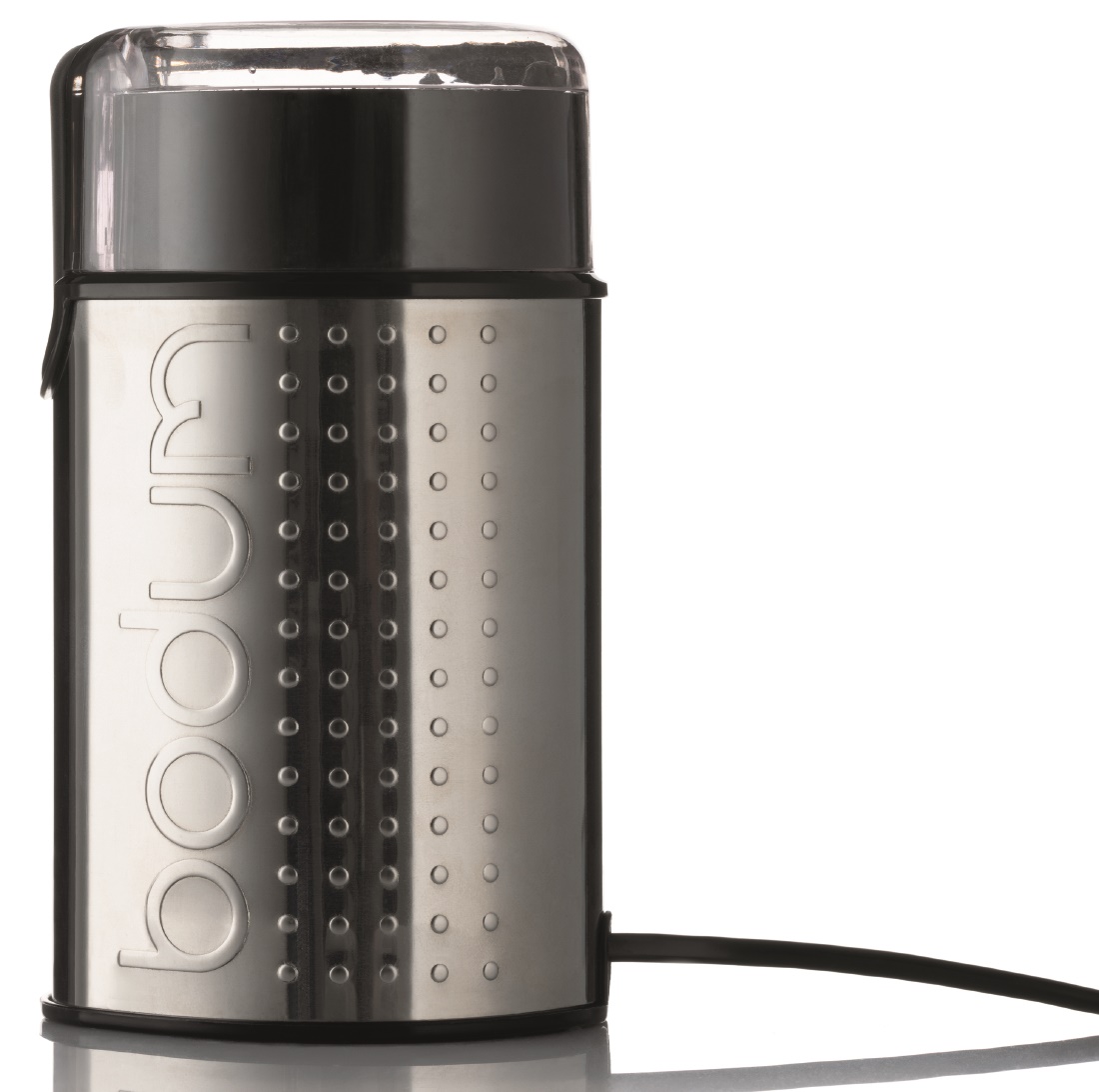 Młynek elektryczny do kawy Bistro srebrny – obraz-1