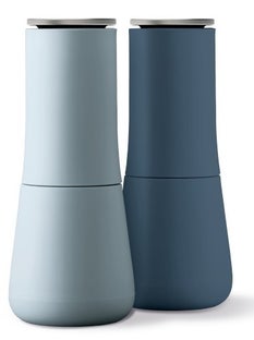 Zestaw młynków do soli i pieprzu niebieski – obraz-1