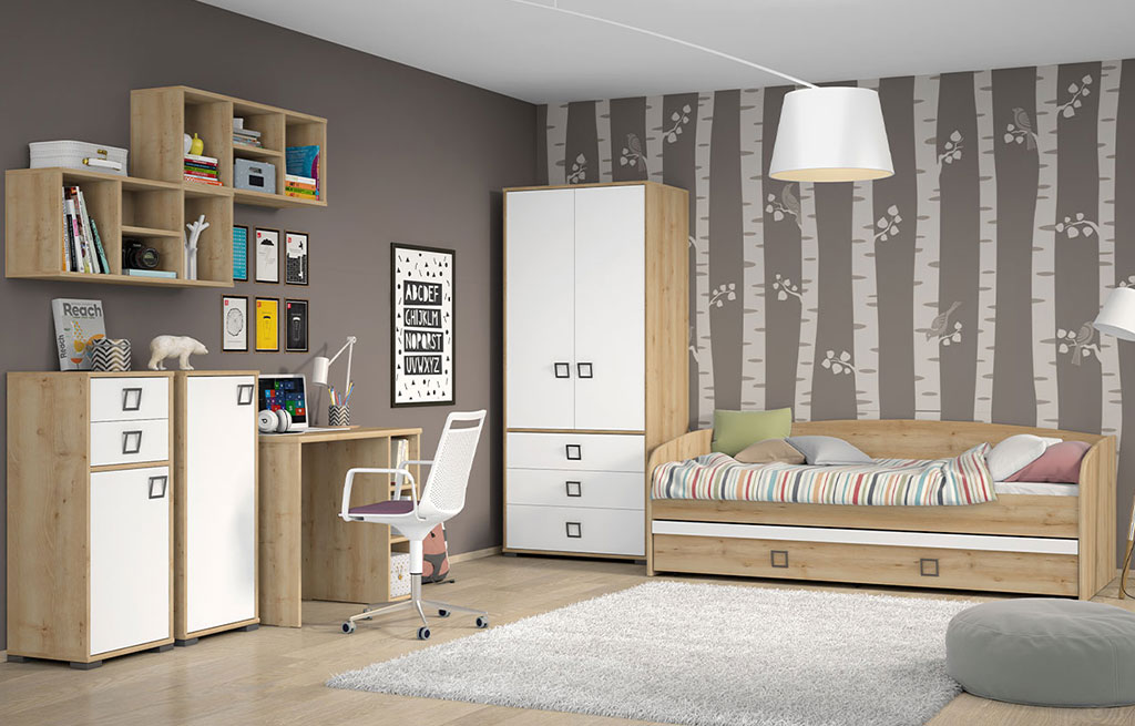 Модулно обзавеждане за детска стая Kiwi 1 – изображение-1
