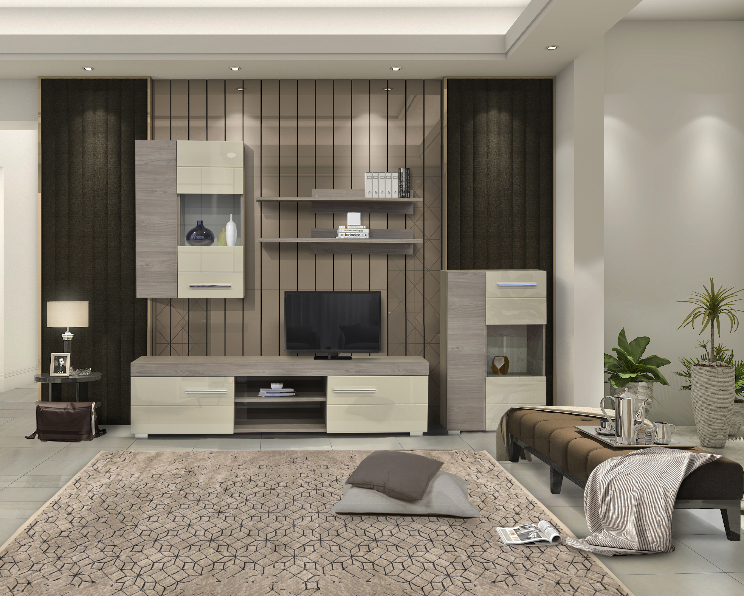 Модулно обзавеждане за дневна Barcelona – изображение-1