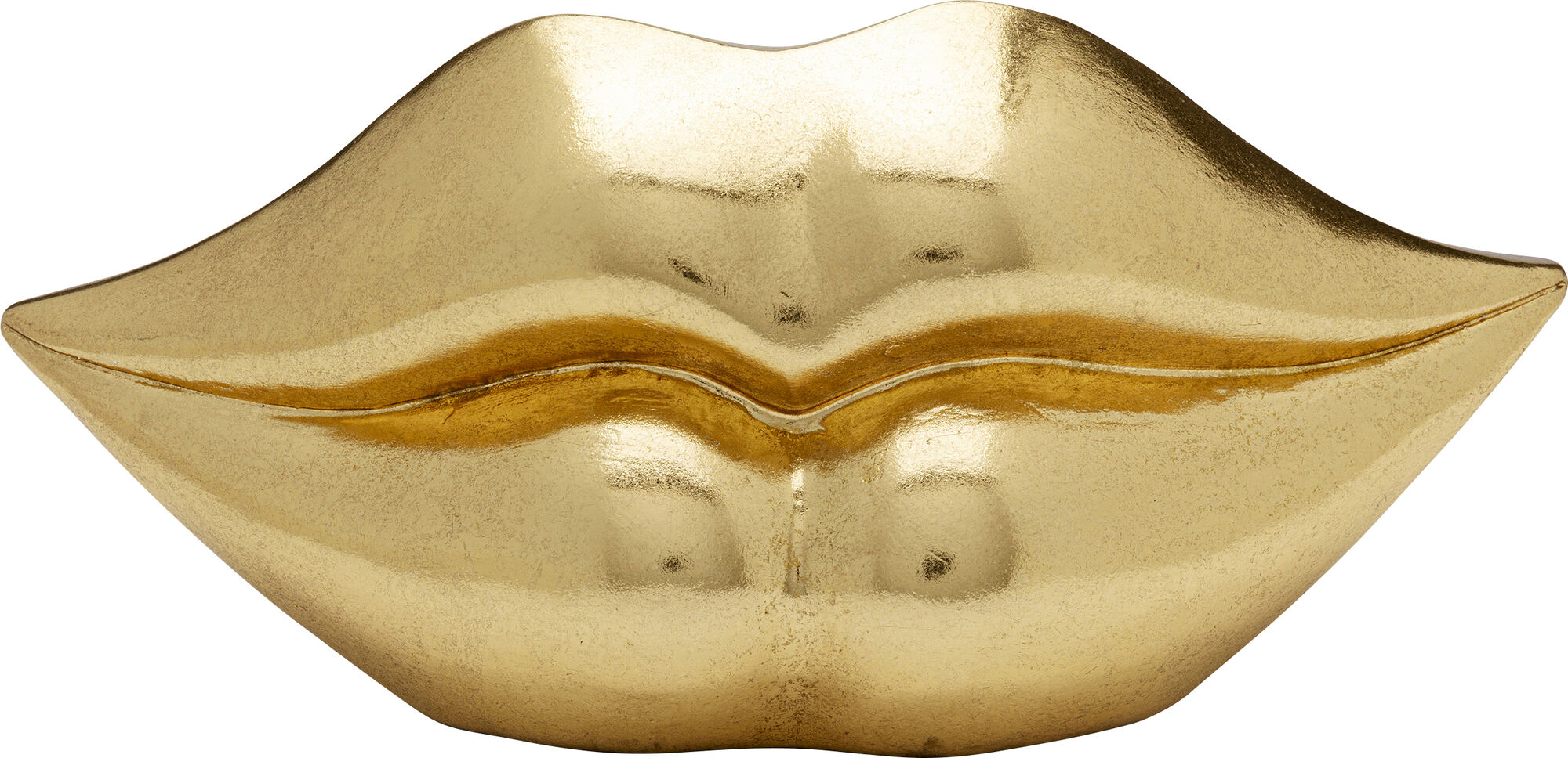 Money Box Lips Gold 13cm – billede-1.