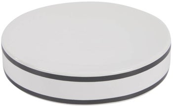 Mydelniczka okrągła biała Ø12x3 cm – obraz-1