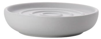 Mydelniczka porcelanowa szara 11x3 cm – obraz-1