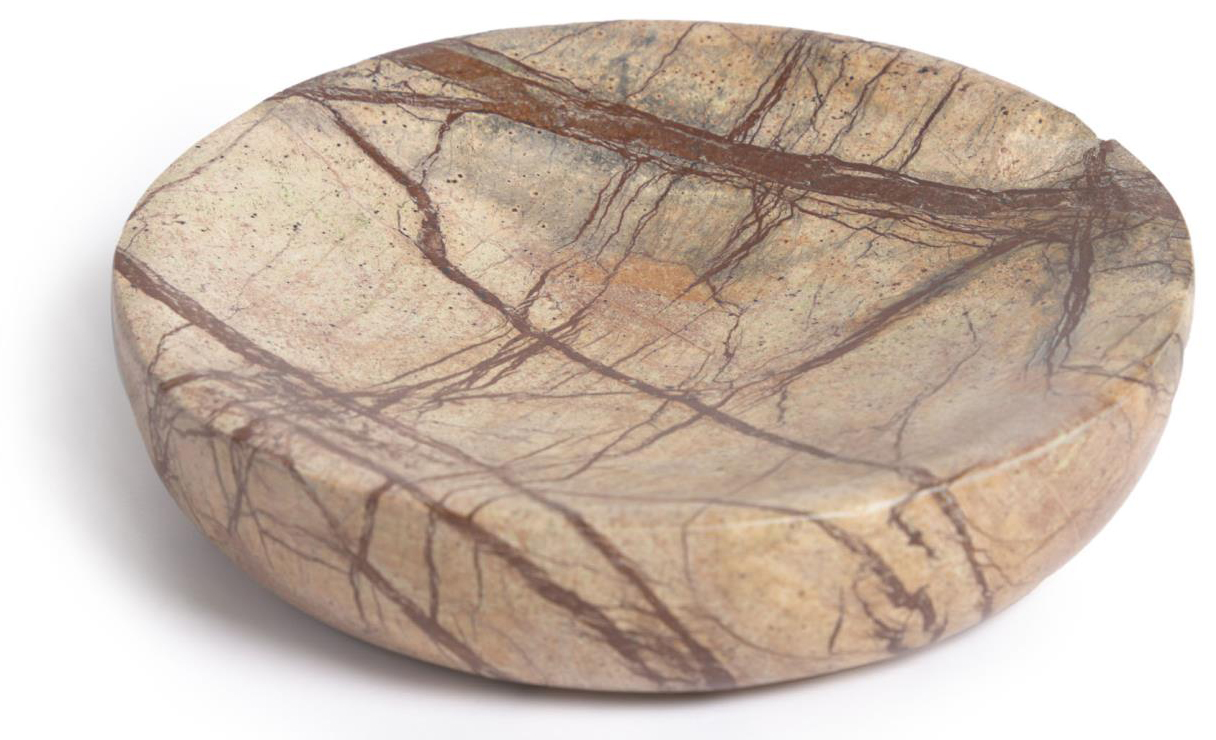 Mydelniczka marmur beżowa 10x3 cm – obraz-1