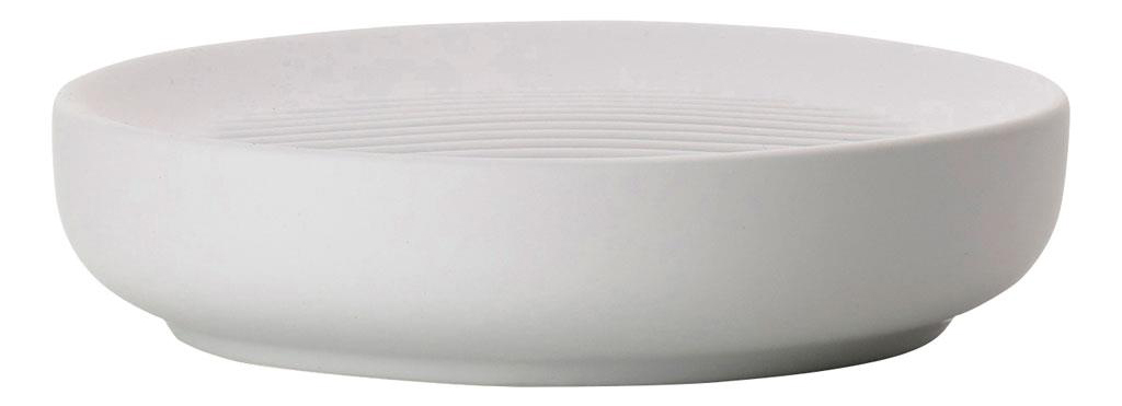 Mydelniczka kamionkowa szara 12x3 cm – obraz-1