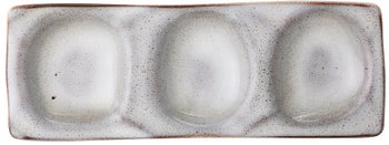 Naczynie do przekąsek Sandrine 36x13 cm szare – obraz-1