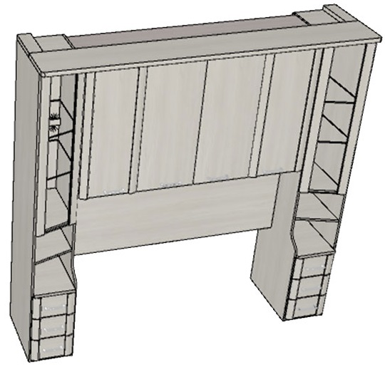 Надстройка за легло LUXOR 727801 – изображение-1