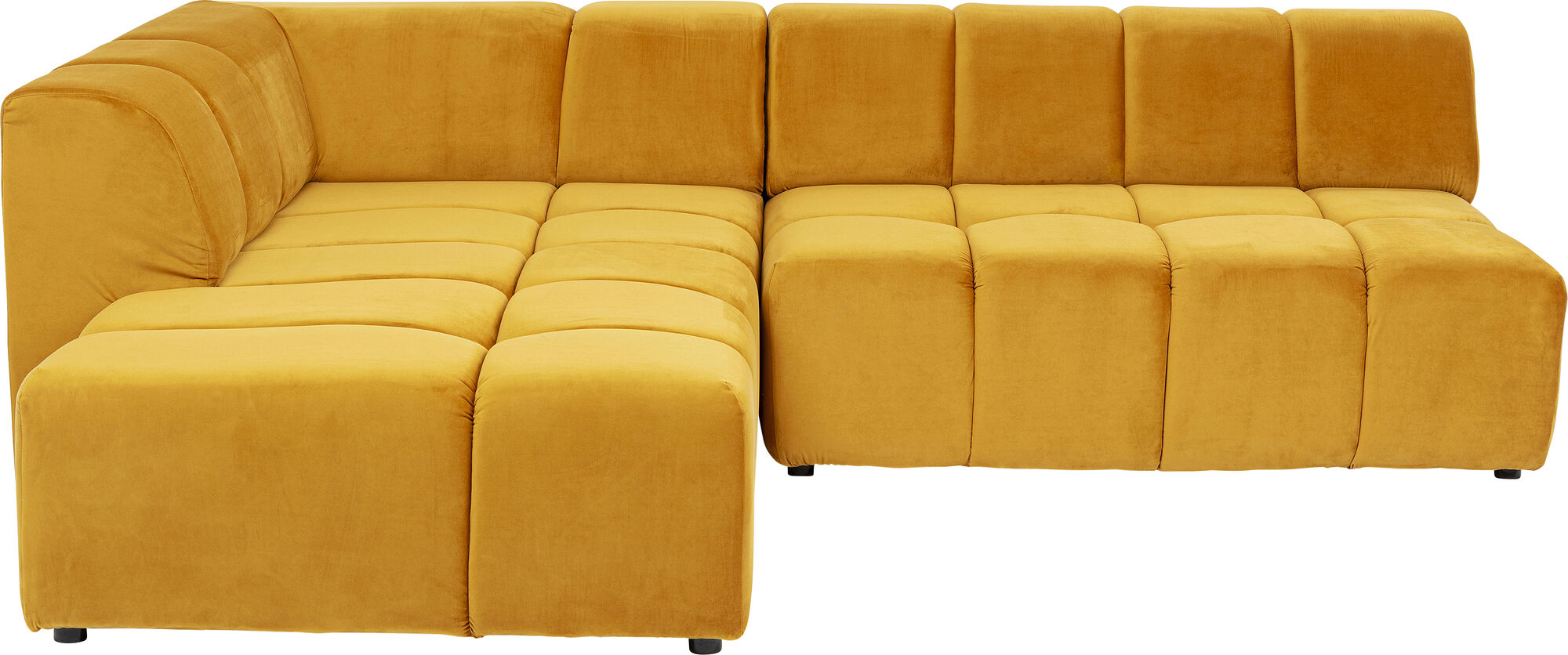 Narożnik pikowany mały żółty lewy – obraz-1