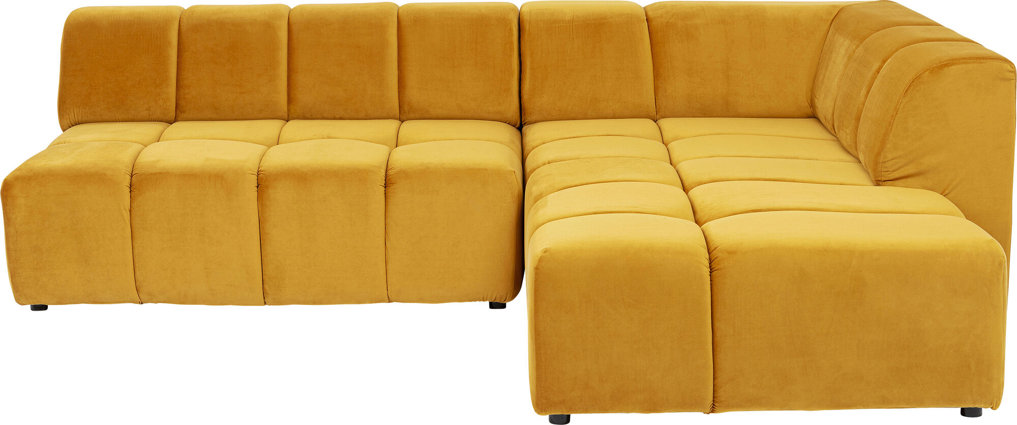 Belami hjørnesofa, højrevendt, gul – billede-1.