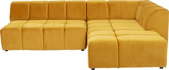 Belami hjørnesofa, højrevendt, gul – billede-1.