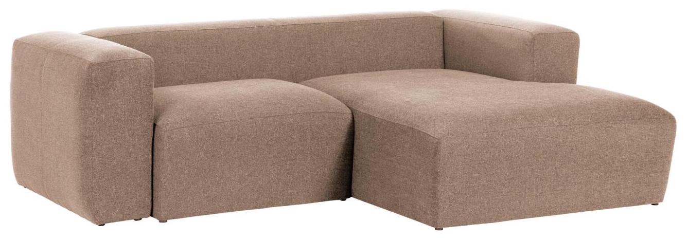 Narożnik prawy 240x69 cm pudrowy róż – obraz-1