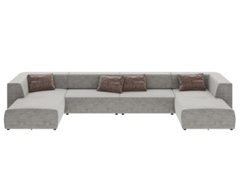 U-Soffa Infinity Malibu Grå, 434cm – bild-1.