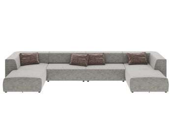 U-Soffa Infinity Malibu Grå, 434cm – bild-1.
