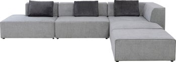 Kampinė sofa Infinity Atlanta Grey 357cm – paveikslėlis-1.