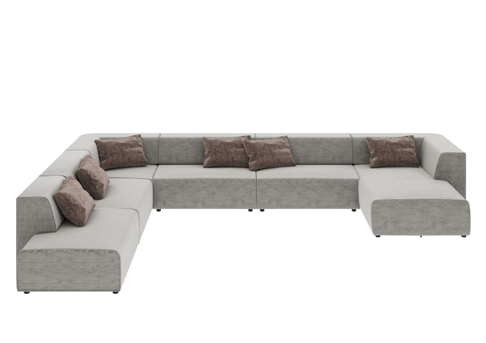 Ъглов диван Infinity Miami Grey – изображение-1.