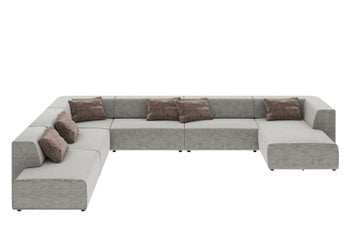 Szürke Infinity Miami Living Landscape Kanapé – kép-1.