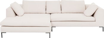 Kampinė sofa Gianni Cream Left – paveikslėlis-1.