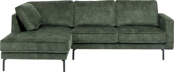 Divano angolo Lucas sinistra verde oliva 231cm – immagine-1.