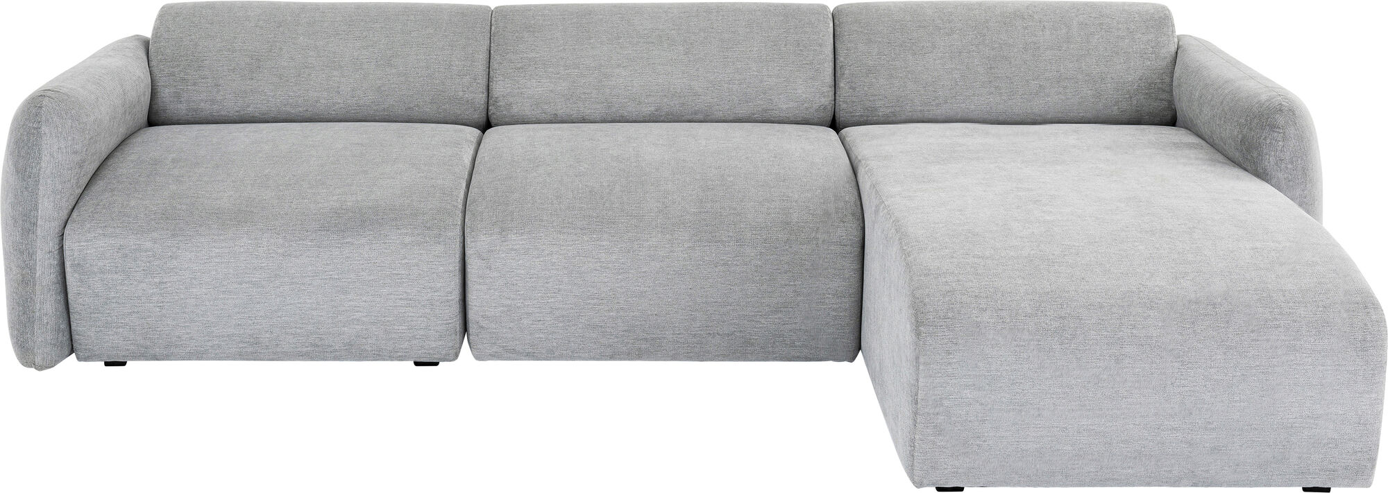 Sofá esq Lucca gris dcha 255cm – Imagen-1.