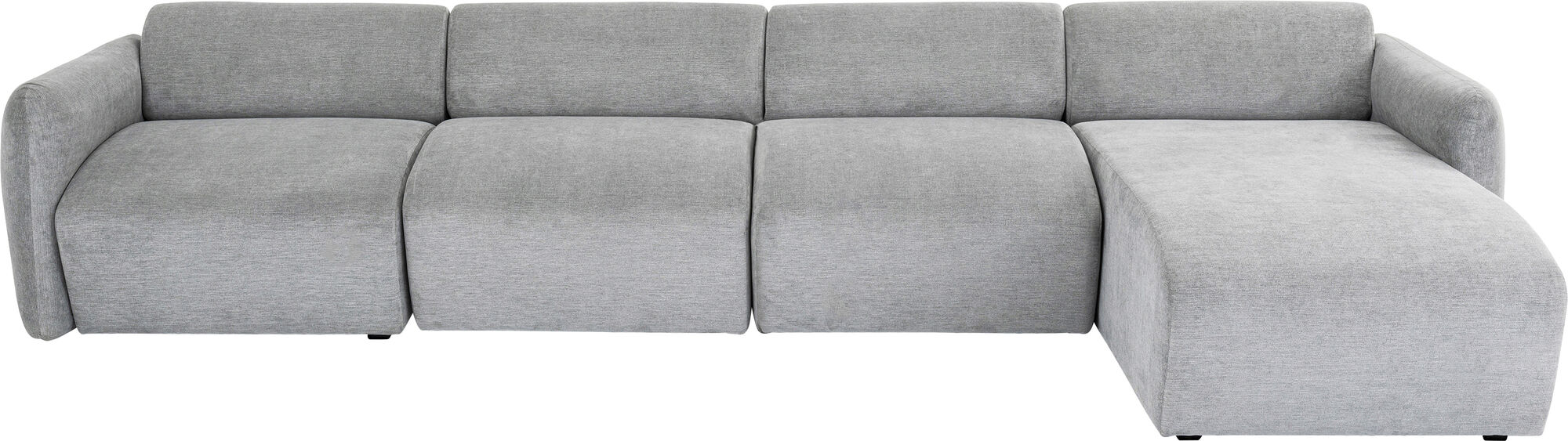 Lucca hjørnesofa, grå, højrevendt 331cm – billede-1.