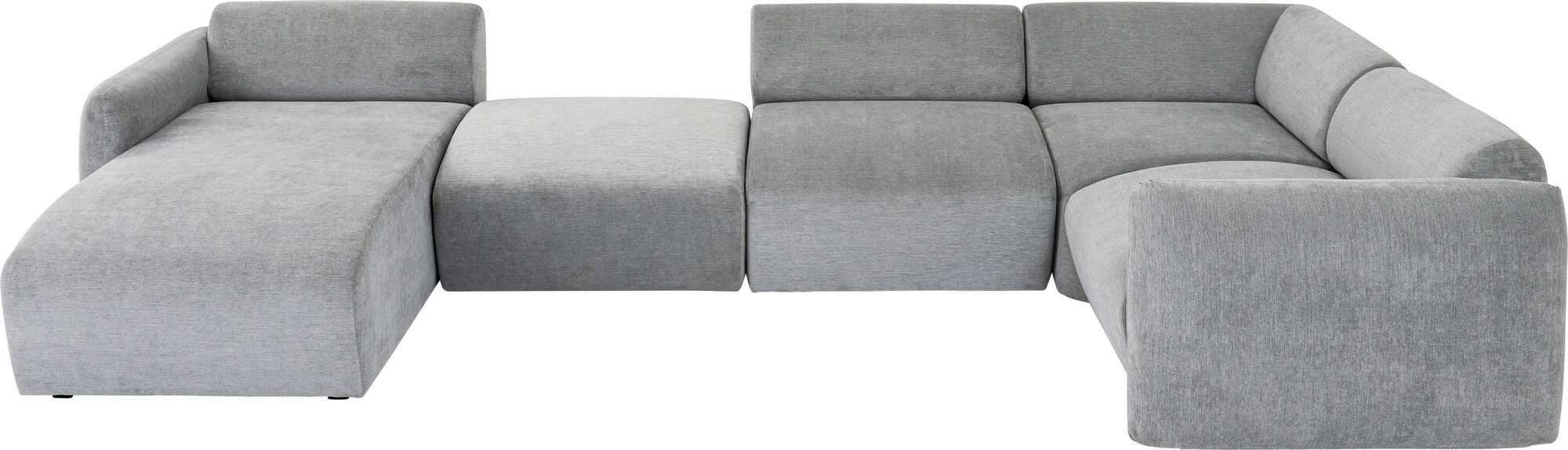 Sofá rinconera 2 Lucca gris izq 328cm – Imagen-1.