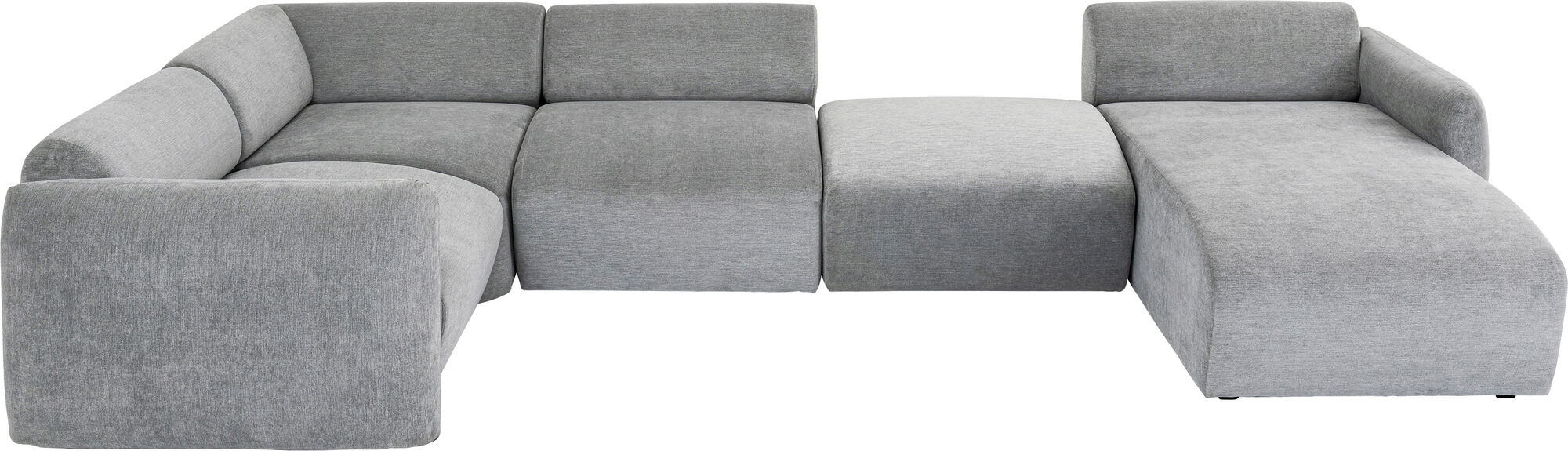 Sofá rinconera 2 Lucca gris dcha 328cm – Imagen-1.