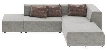 Hörnsoffa Infinity Vegas Grå, 337cm – bild-1.