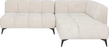 Hörnsoffa Nia Glam - Creme Höger, 250cm – bild-1.
