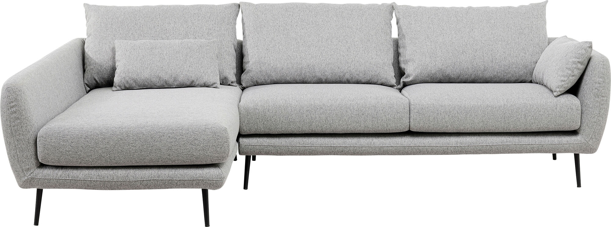 Kare hjørnesofa Amalfi venstre grå 275cm – bilde-1.