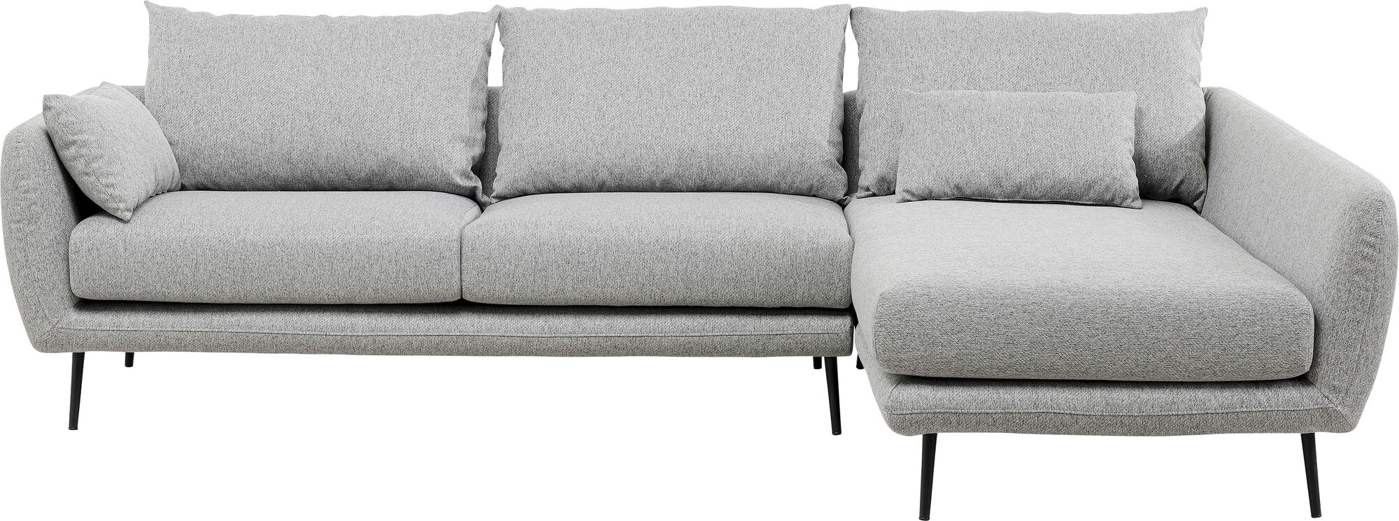 Kare hjørnesofa Amalfi høyre grå 275cm – bilde-1.