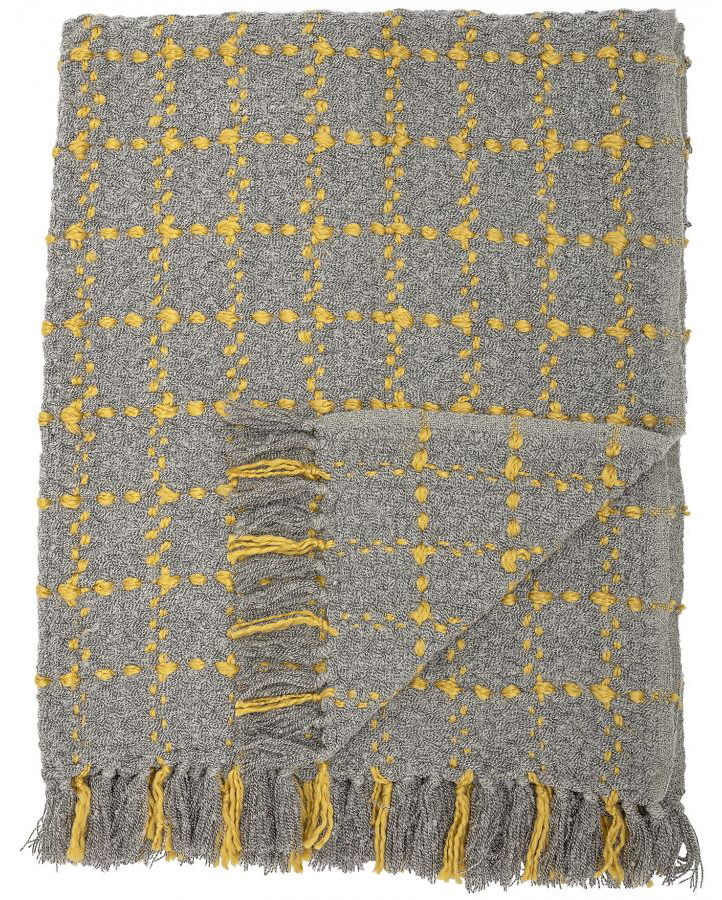 Narzuta szara 170x130 cm – obraz-1