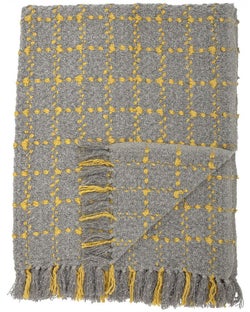 Narzuta szara 170x130 cm – obraz-1