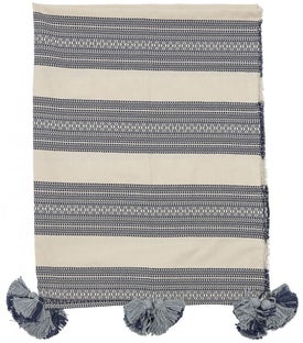 Narzuta kolorowa bawełna 170x130 cm – obraz-1