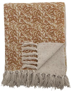 Narzuta Cianna 160x130 cm brązowa – obraz-1