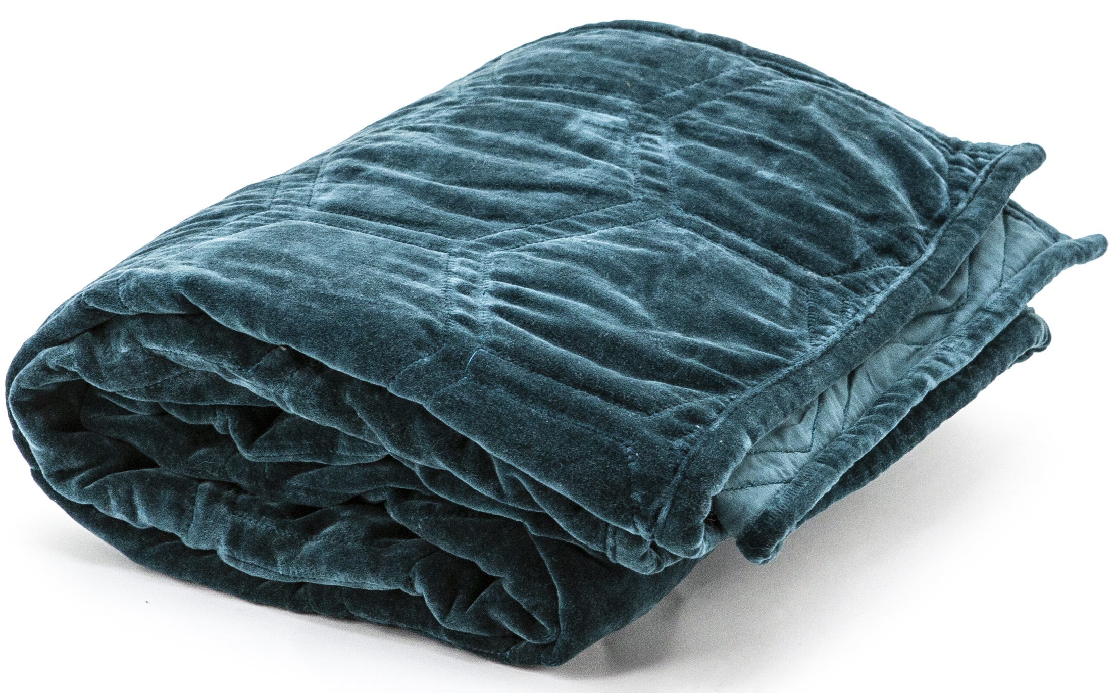 Narzuta Honey 170x130 cm niebieska – obraz-1