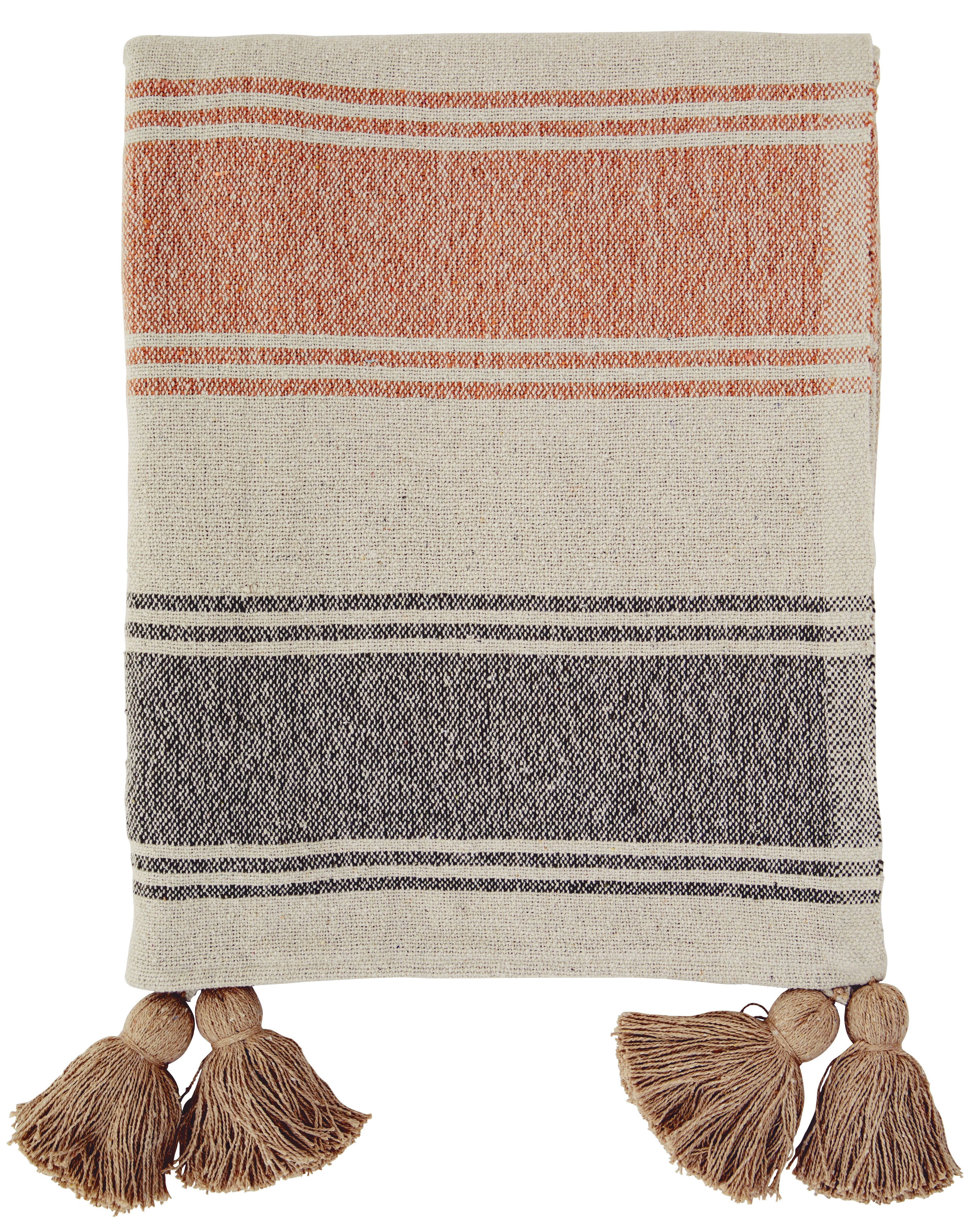 Narzuta kolorowa bawełna 125x175 cm – obraz-1