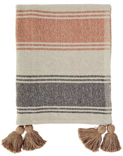 Narzuta kolorowa bawełna 125x175 cm – obraz-1