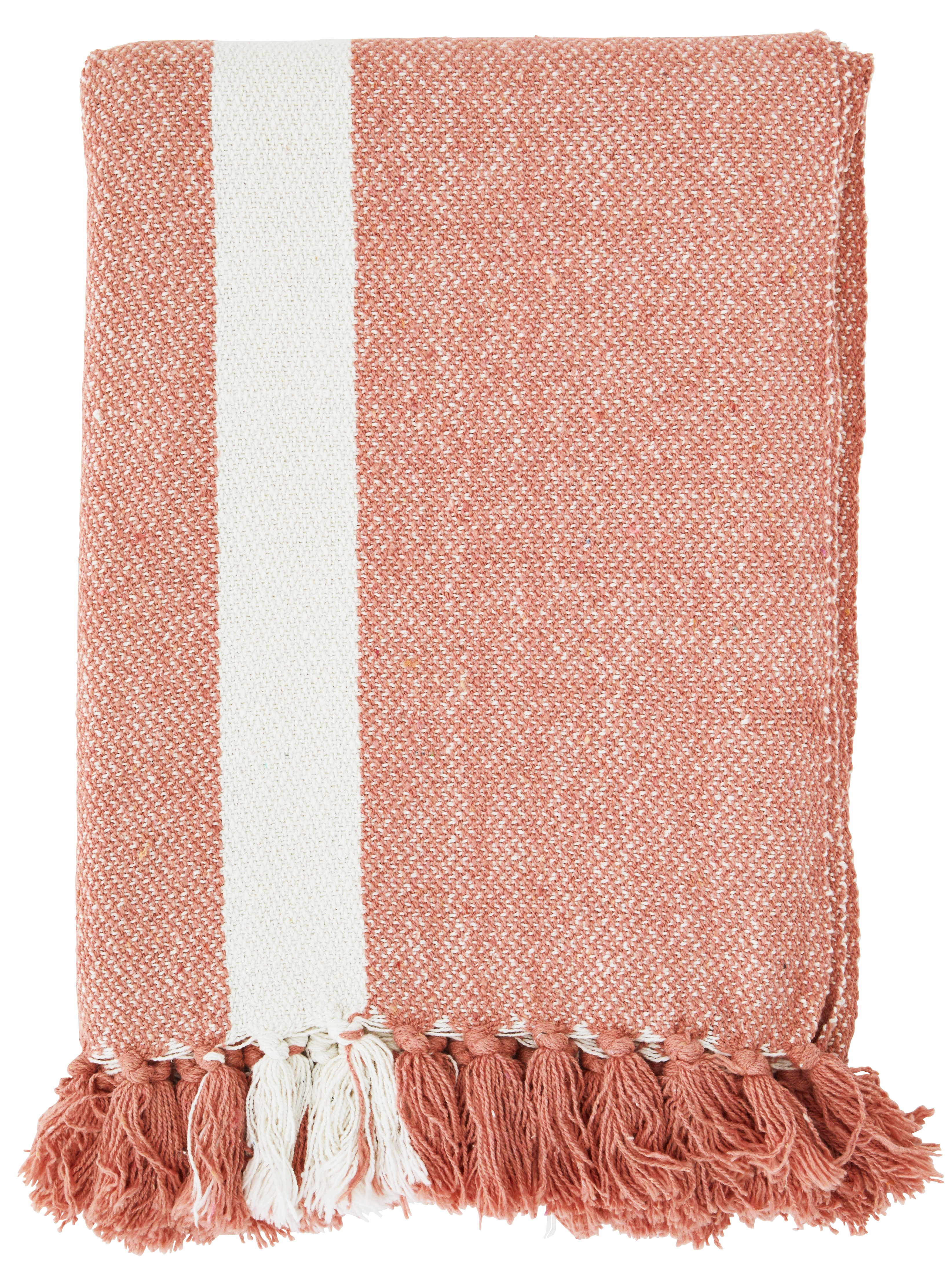 Narzuta Moris 125x175 cm koralowa – obraz-1