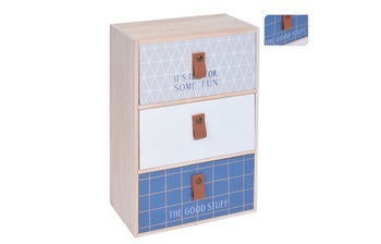 Настолно шкафче с три чекмеджета Boy – изображение-1