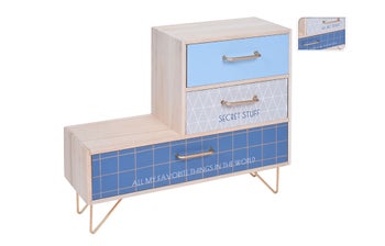 Настолно шкафче с три чекмеджета Boy – изображение-1