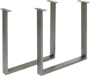 Nogi do stołu metalowe 70x8 cm – obraz-1