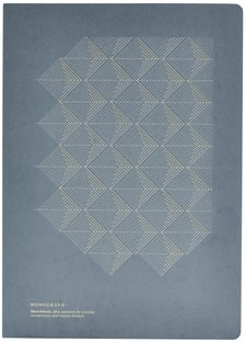 Notes Print 25x18 cm 256 stron szary – obraz-1