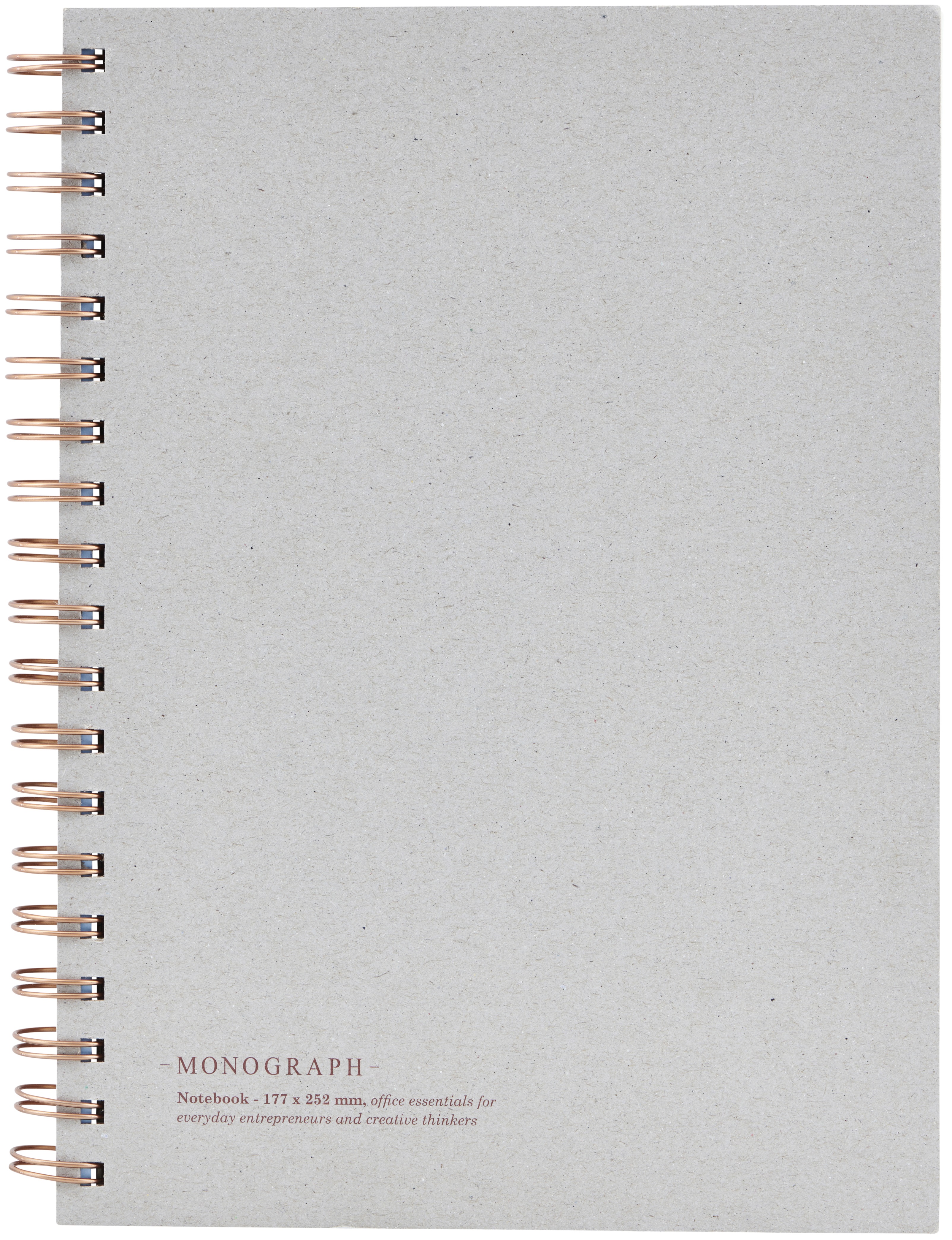 Notes Tome 25,2x18 cm 180 stron szary   – obraz-1