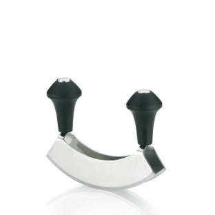 Nóż kołyska do ziół metal czarny Ganda – grafika-1.