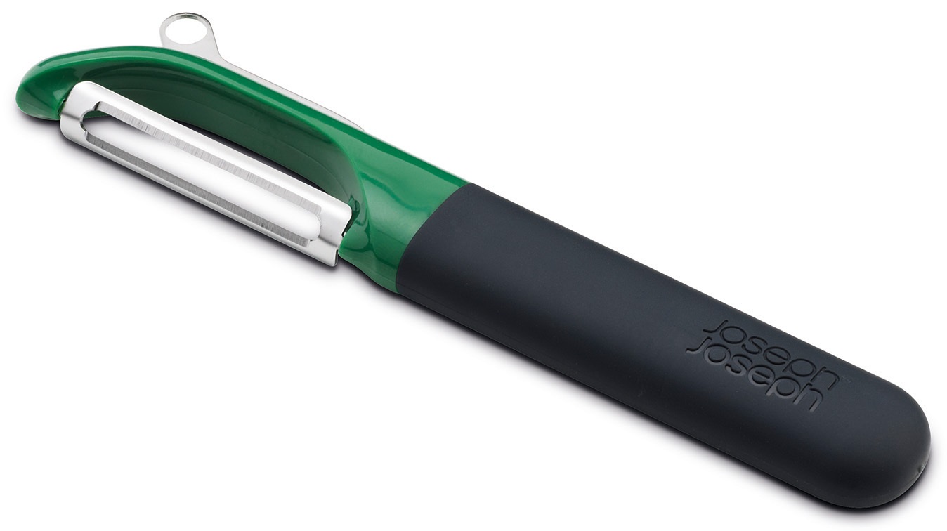 Obieraczka prosta z osłonką ostrza zielona – obraz-1