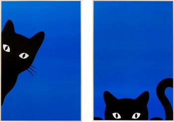 Bilde med Ramme Ciao Gatto – 2 stk. – bilde-1.